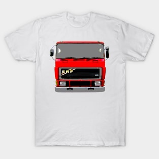 ERF E6 1980s classic heavy lorry red T-Shirt